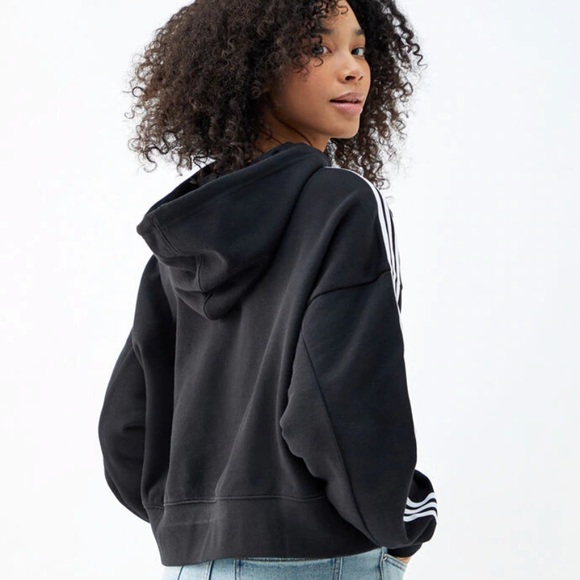 Adidas Originals adicolor cropped hoodie - Picture 5 of 12